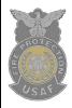 8t - Staff two tone Metal Badge